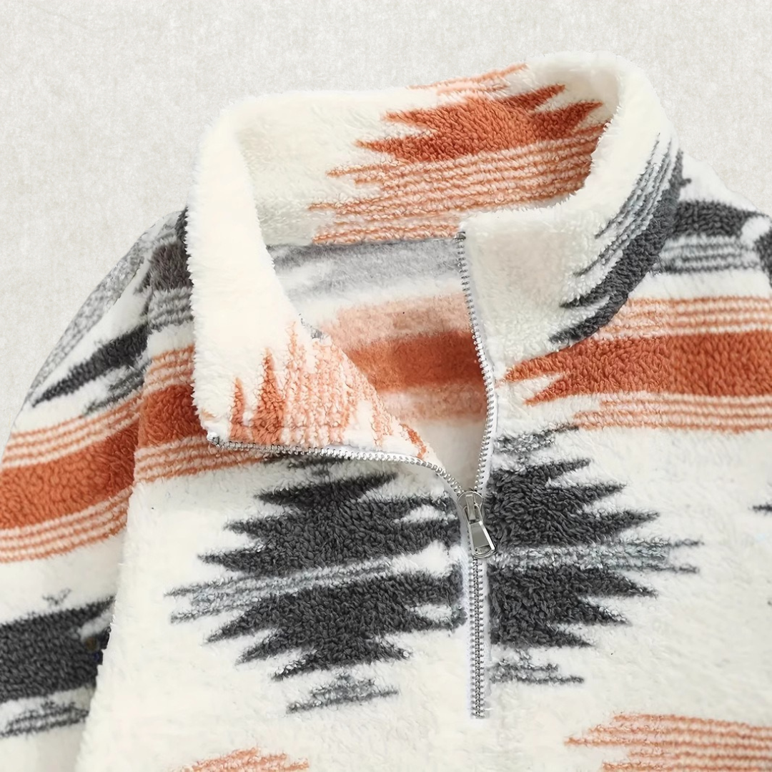 Sofie™ | Mjuk Plyschjacka Med Dragkedja