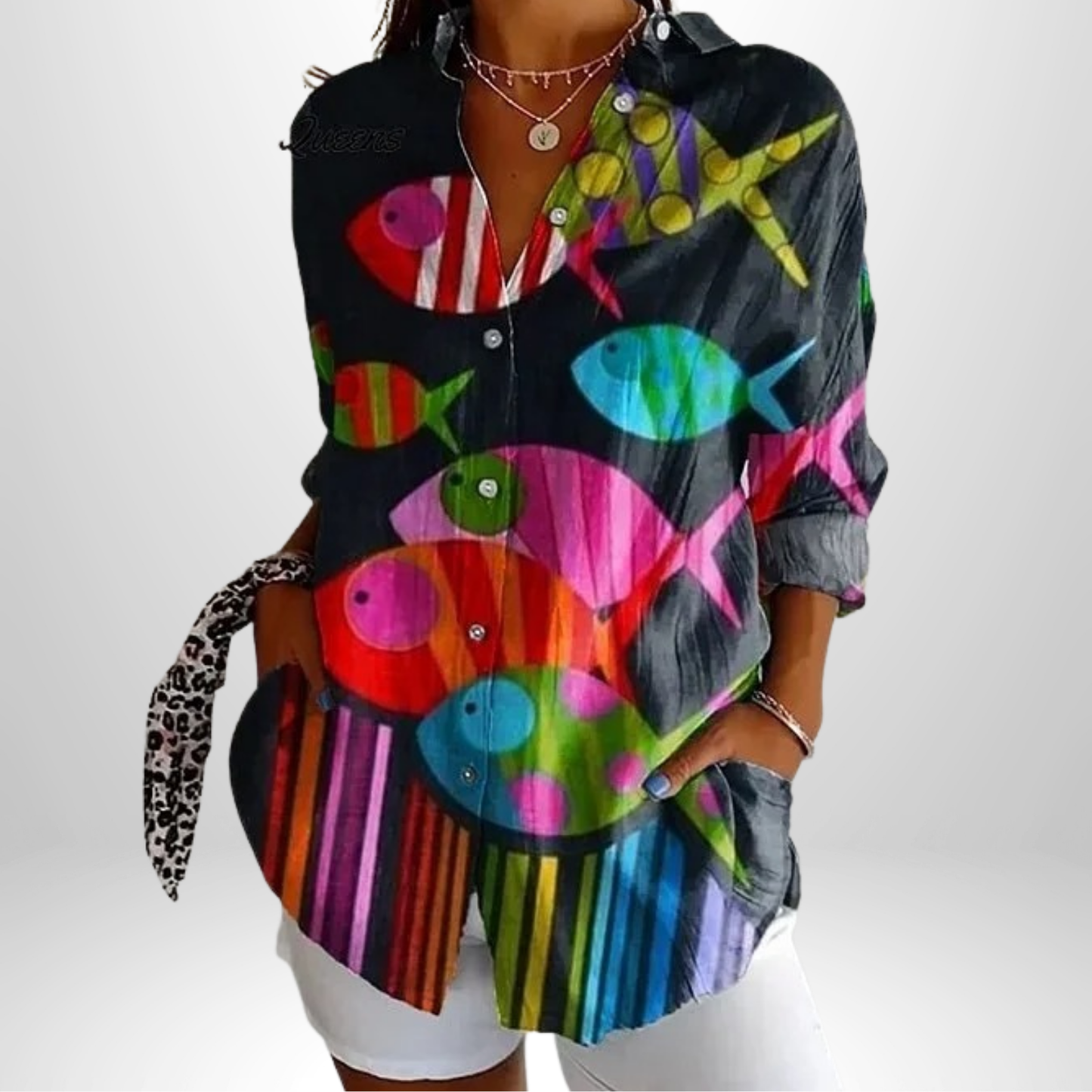 Anniken™ | Konstnärlig Blus