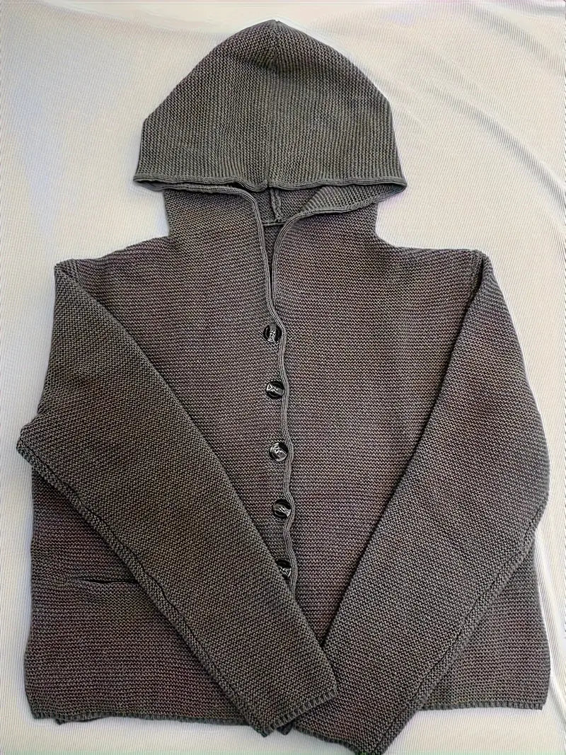 Bressan™ | Elegant Strickjacka Med Kapuze