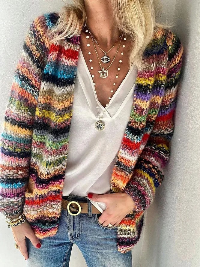 Fair Isle Stickad Tröja