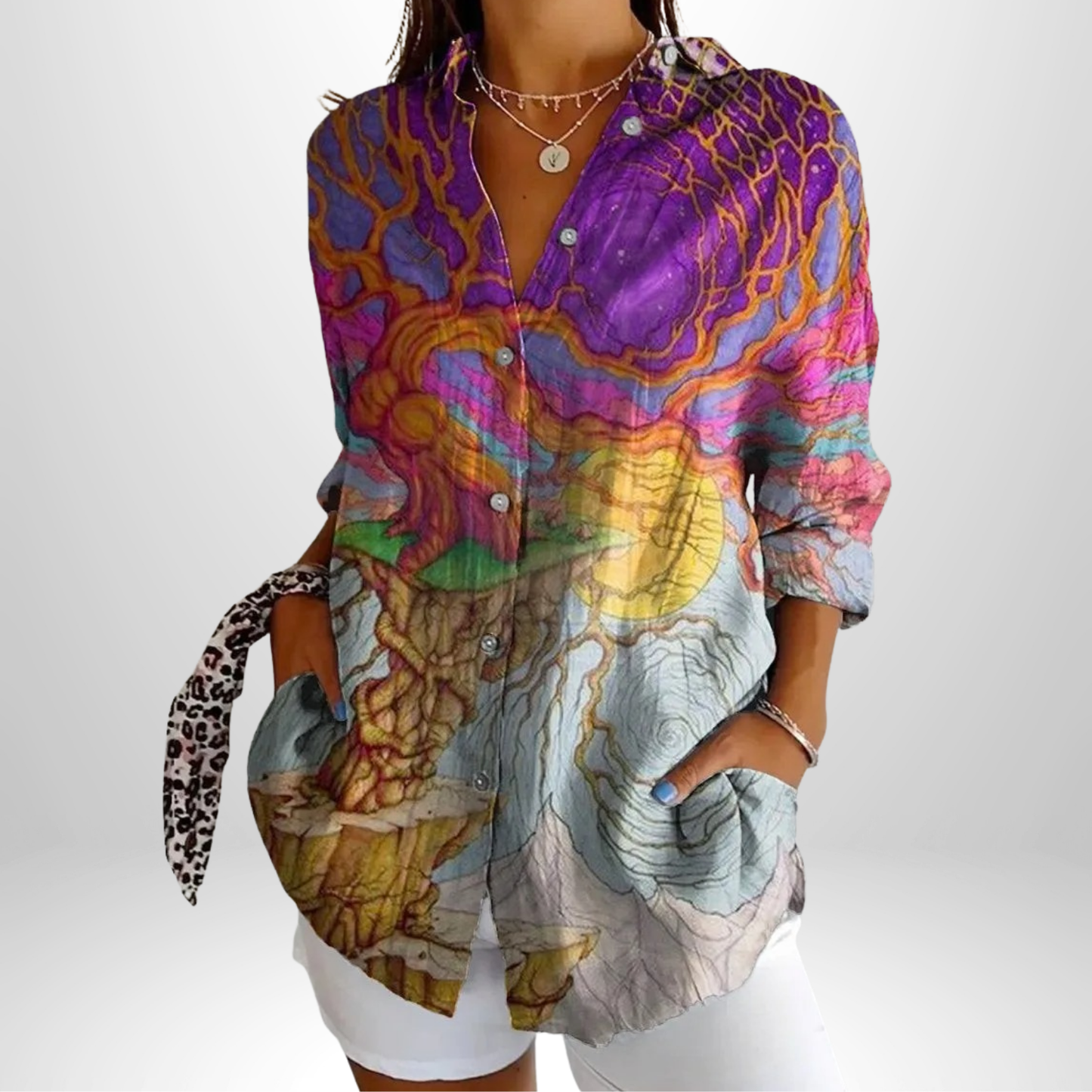 Iselin™ | Konstnärlig Blus