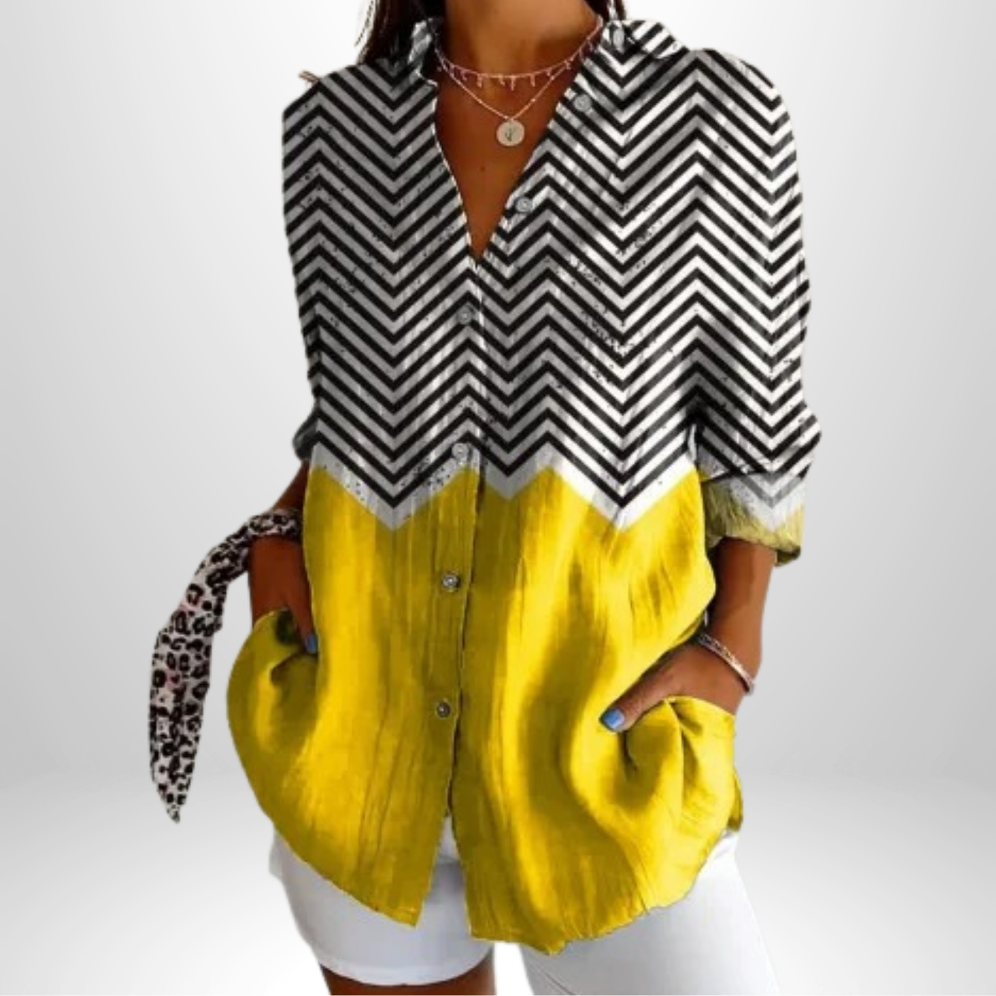 Linn™ | Konstnärlig Blus