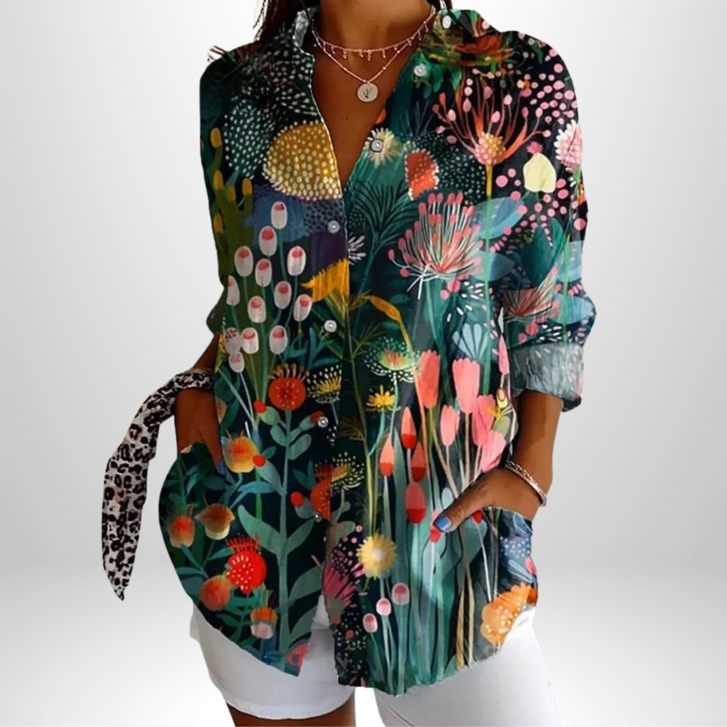 Mari™ | Konstnärlig Blus