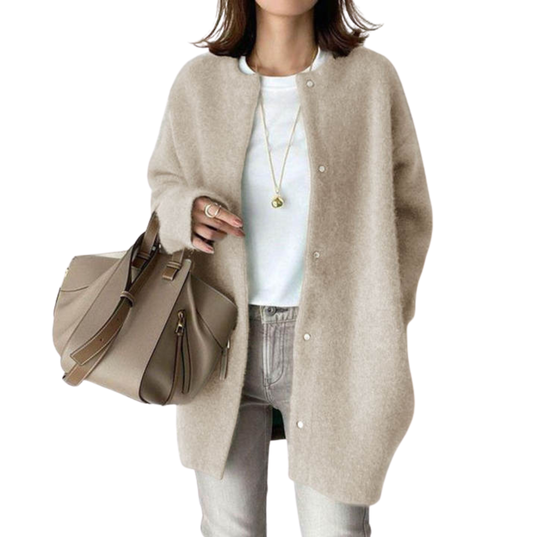 Mira™ | Tidlös Stickad Kofta för Elegant Stil