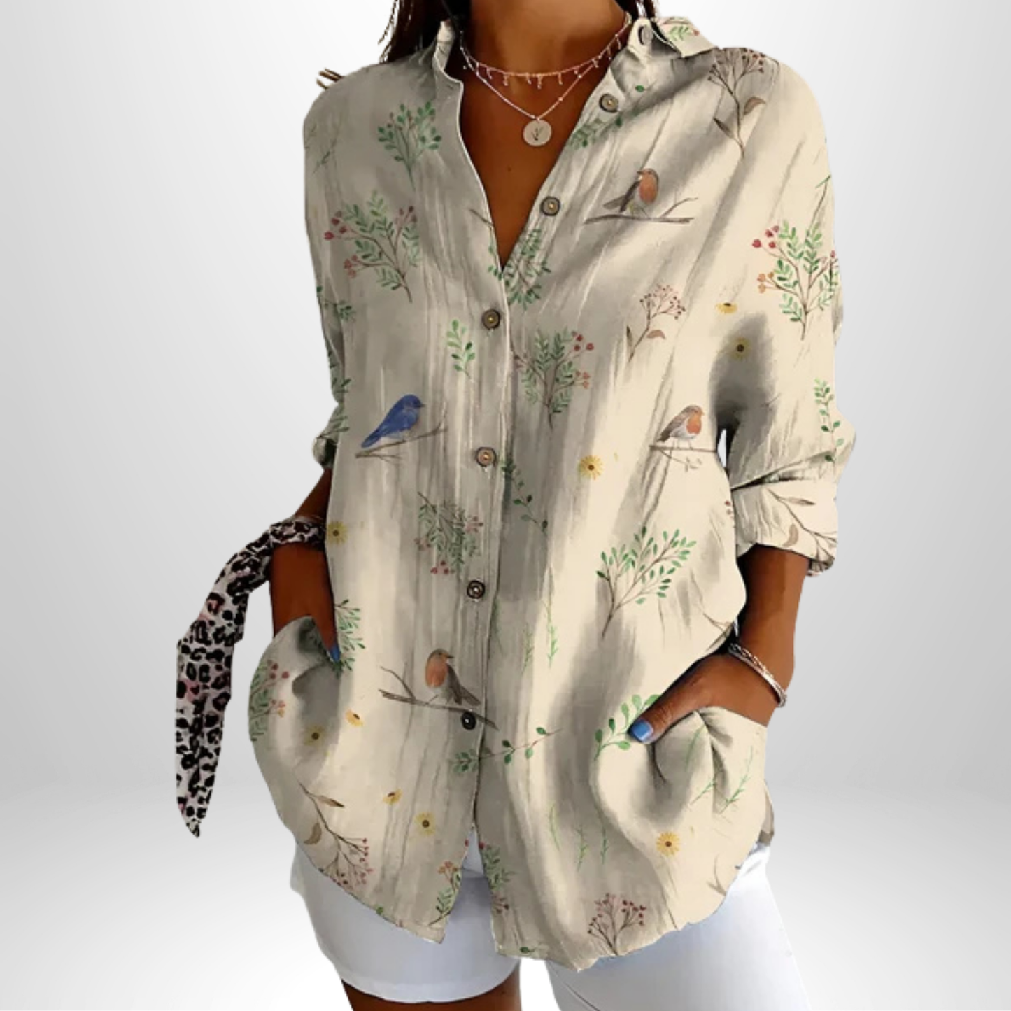 Silje™ | Konstnärlig Blus