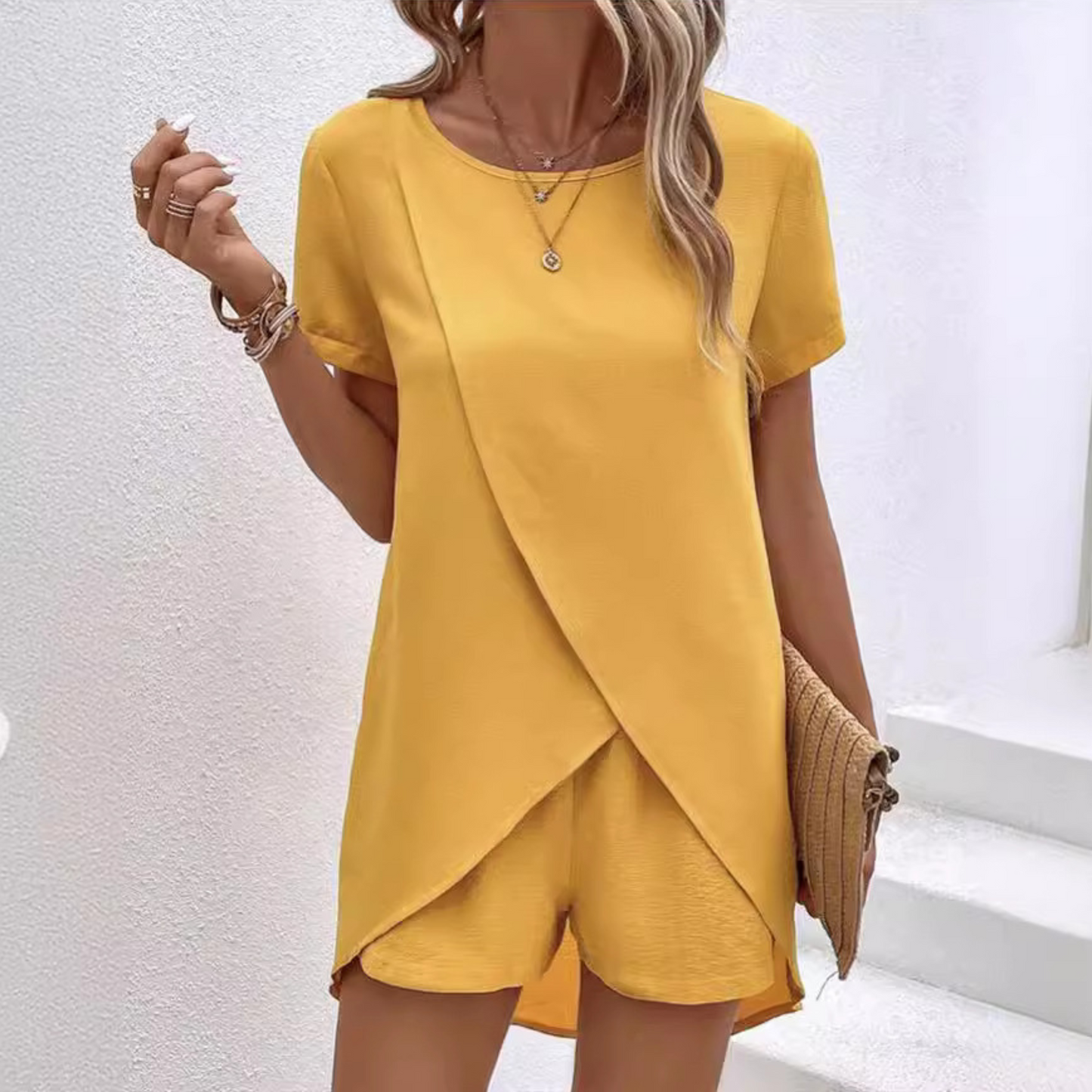 Amalia™ | Avslappnad Elegans Sommarset