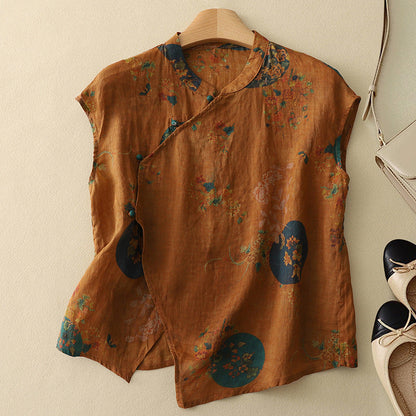 Amanda™ | Tidlös Elegant Linne Top