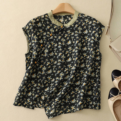 Amanda™ | Tidlös Elegant Linne Top
