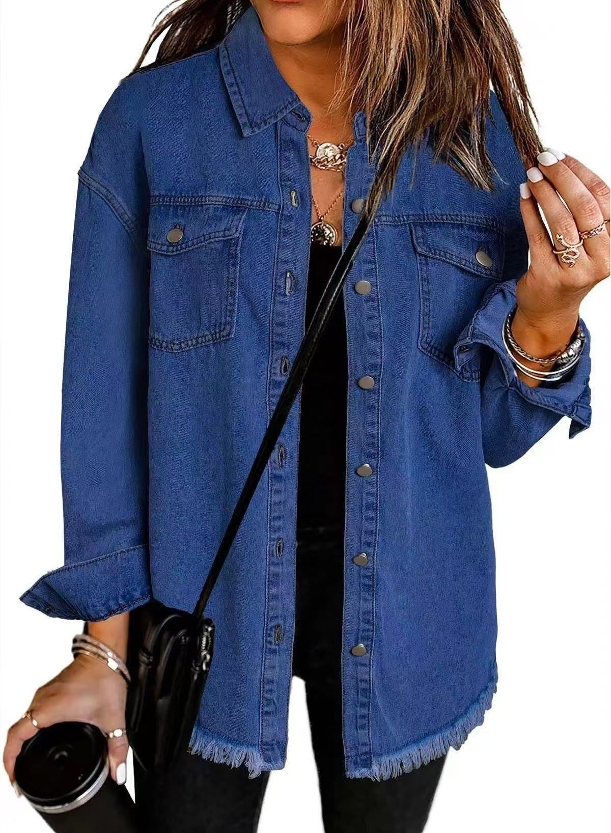 Arlena™ | Tidlös Denimjacka med Avslappnad Passform