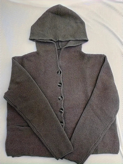 Bressan™ | Elegant Strickjacka Med Kapuze