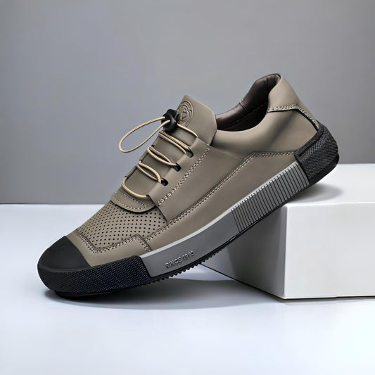 Camino Läder Sneakers - Stilren Design Med Hög Komfort och Grepp