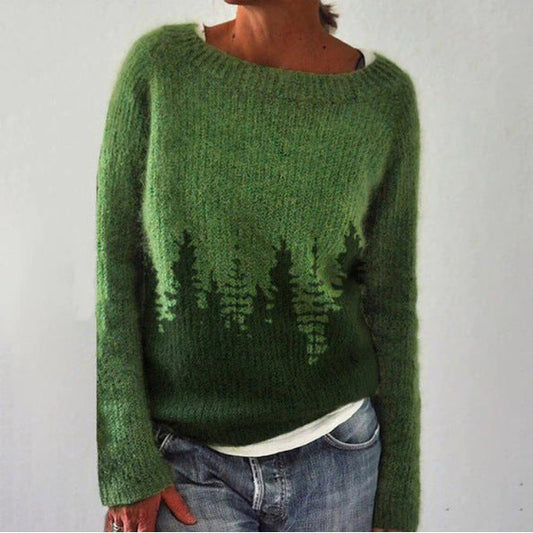 Chic överdimensionerad tröja med mjuk och elegant stil
