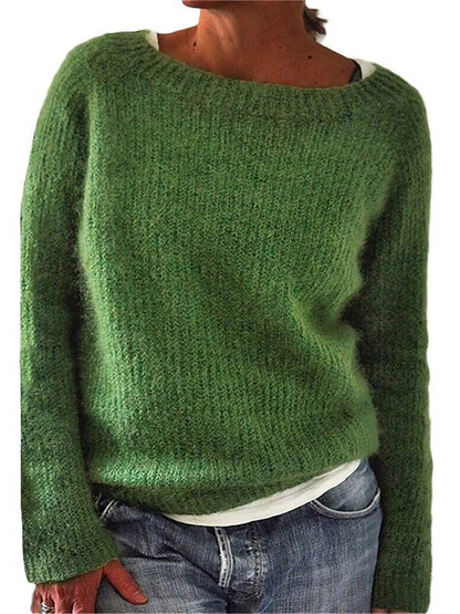 Damtröja med rund hals