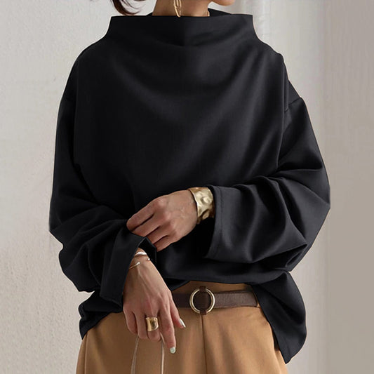 Elly™ | Elegant Höghalsad Stickad Topp