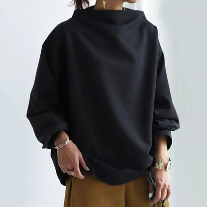 Elly™ | Elegant Höghalsad Stickad Topp