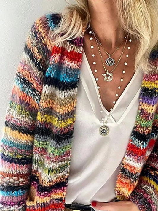Fair Isle Stickad Tröja