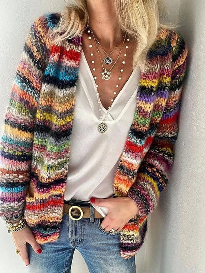 Fair Isle Stickad Tröja