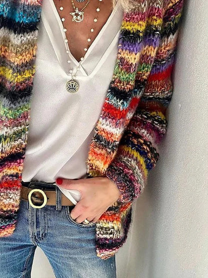 Fair Isle Stickad Tröja
