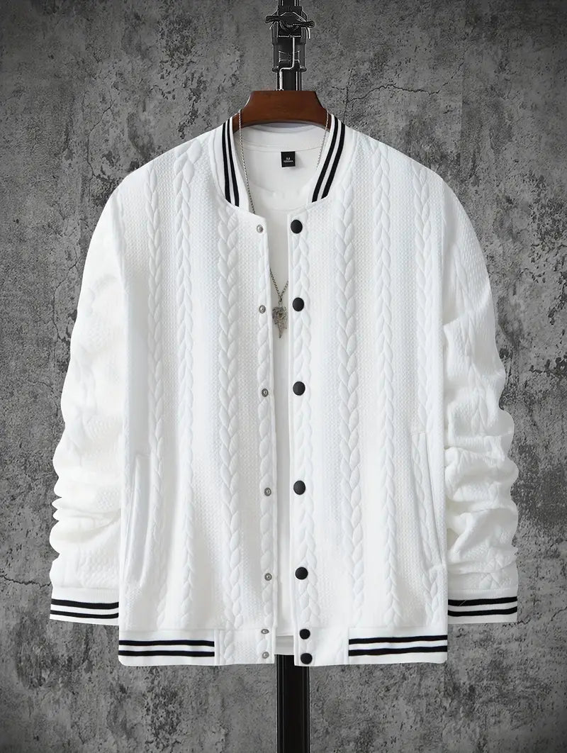 Felipa™ | Sportig Jacquardjacka med Unik Design