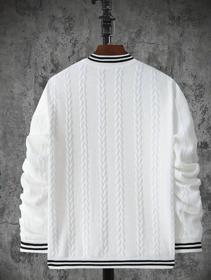 Felipa™ | Sportig Jacquardjacka med Unik Design