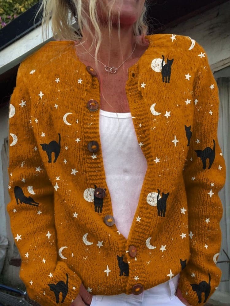 Härlig damkofta - Blommig design, mysig och snygg