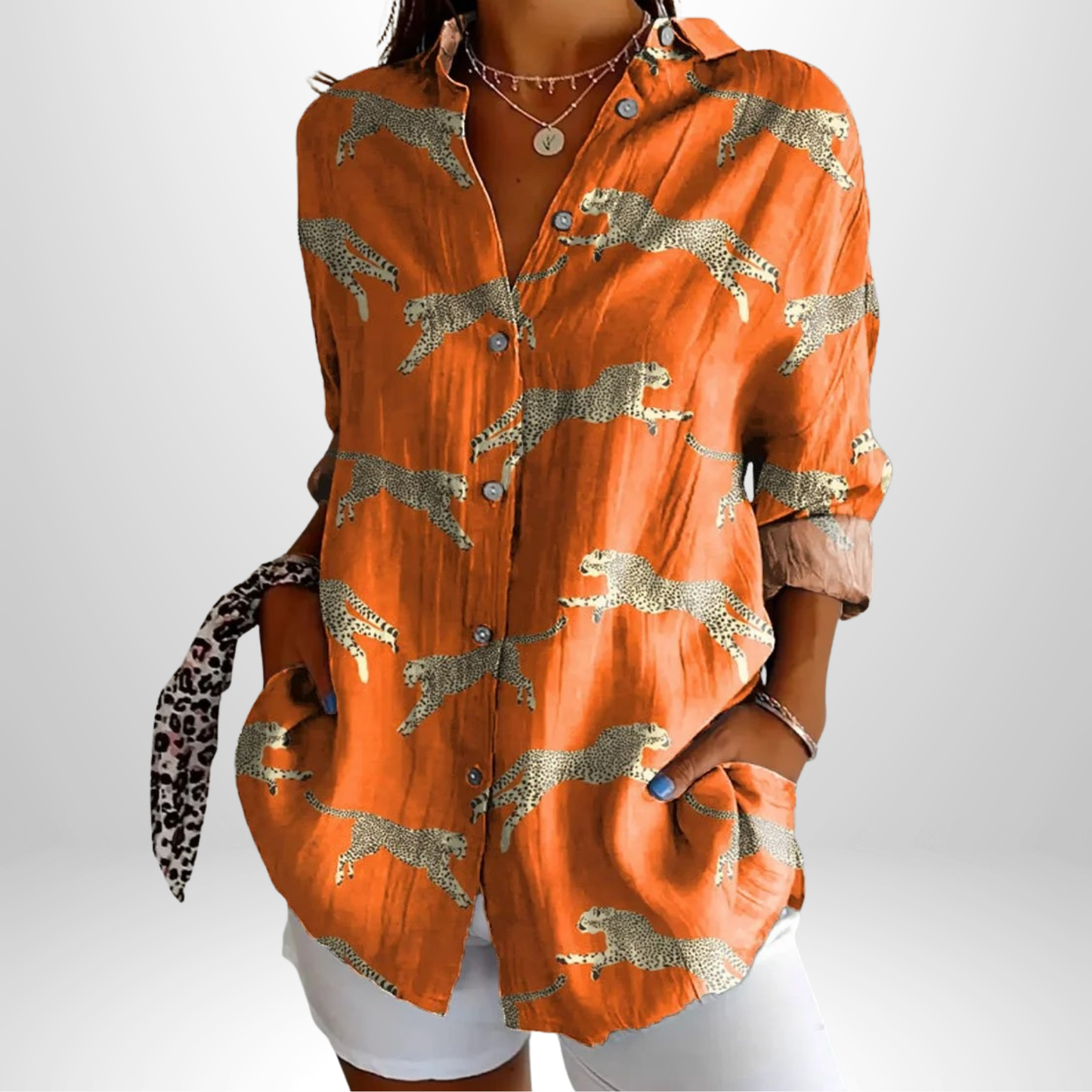 Ingrid™ | Konstnärlig Blus