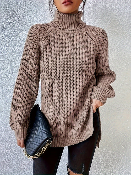 Isabella - Stickad polotröja