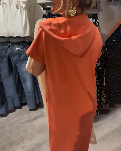Saskia™ | Bekväm Sommarklänning med Huva