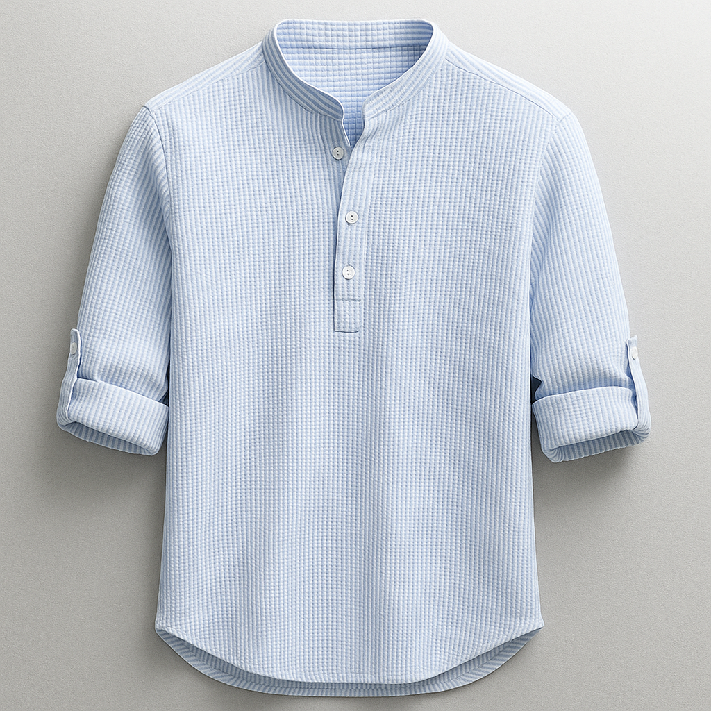 Shon™ | Elegant Skjorta Med Lång Ärmar
