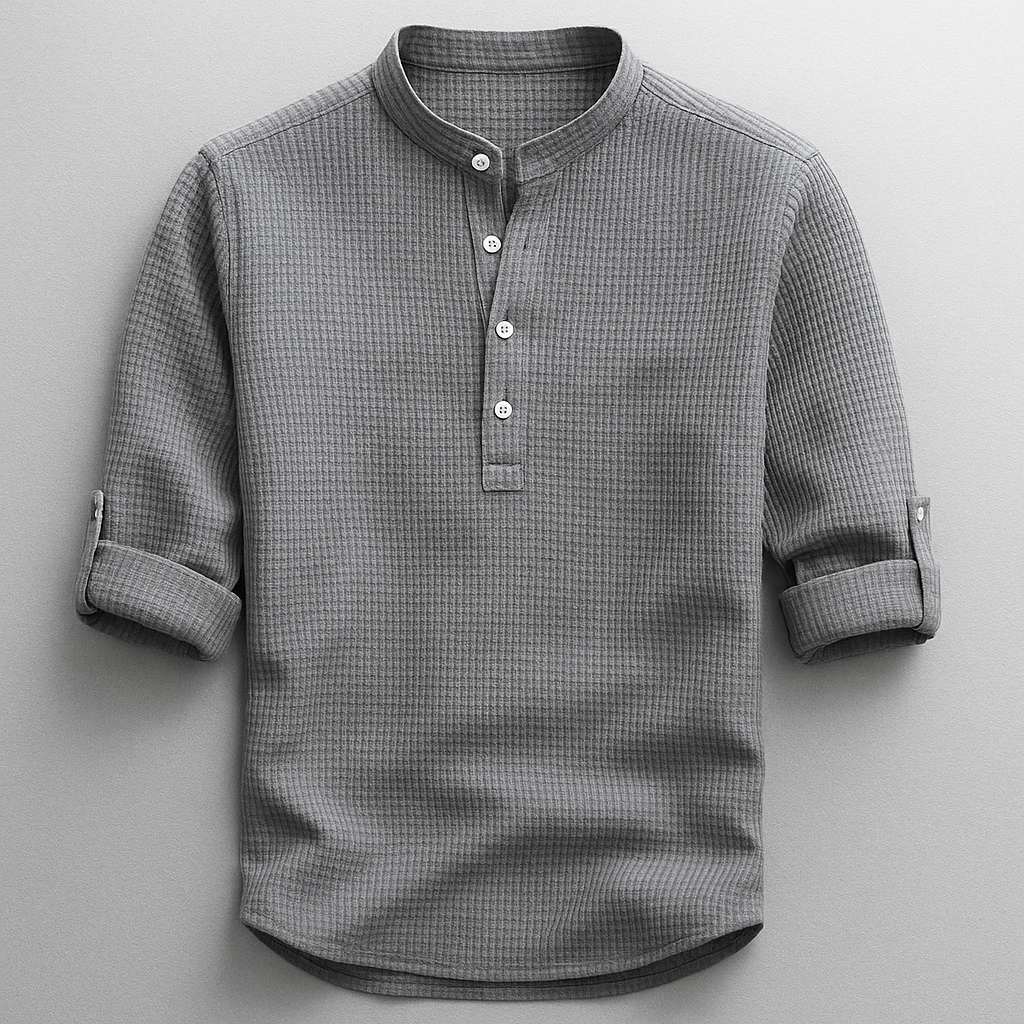 Shon™ | Elegant Skjorta Med Lång Ärmar