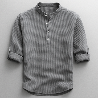 Shon™ | Elegant Skjorta Med Lång Ärmar