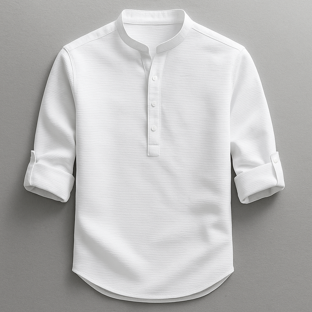 Shon™ | Elegant Skjorta Med Lång Ärmar