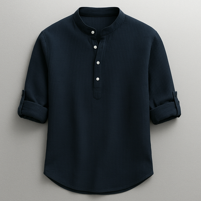 Shon™ | Elegant Skjorta Med Lång Ärmar