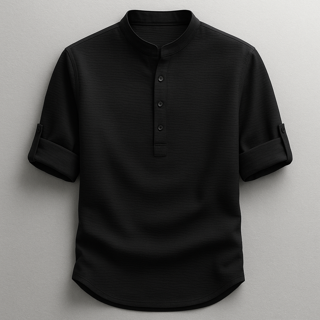 Shon™ | Elegant Skjorta Med Lång Ärmar