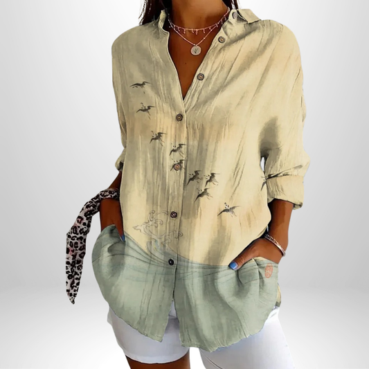 Solveig™ | Elegant Blus för Dam