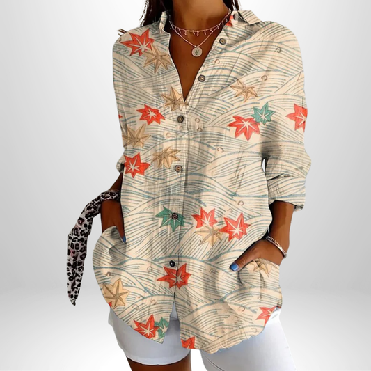 Thea™ | Elegant Blus för Dam