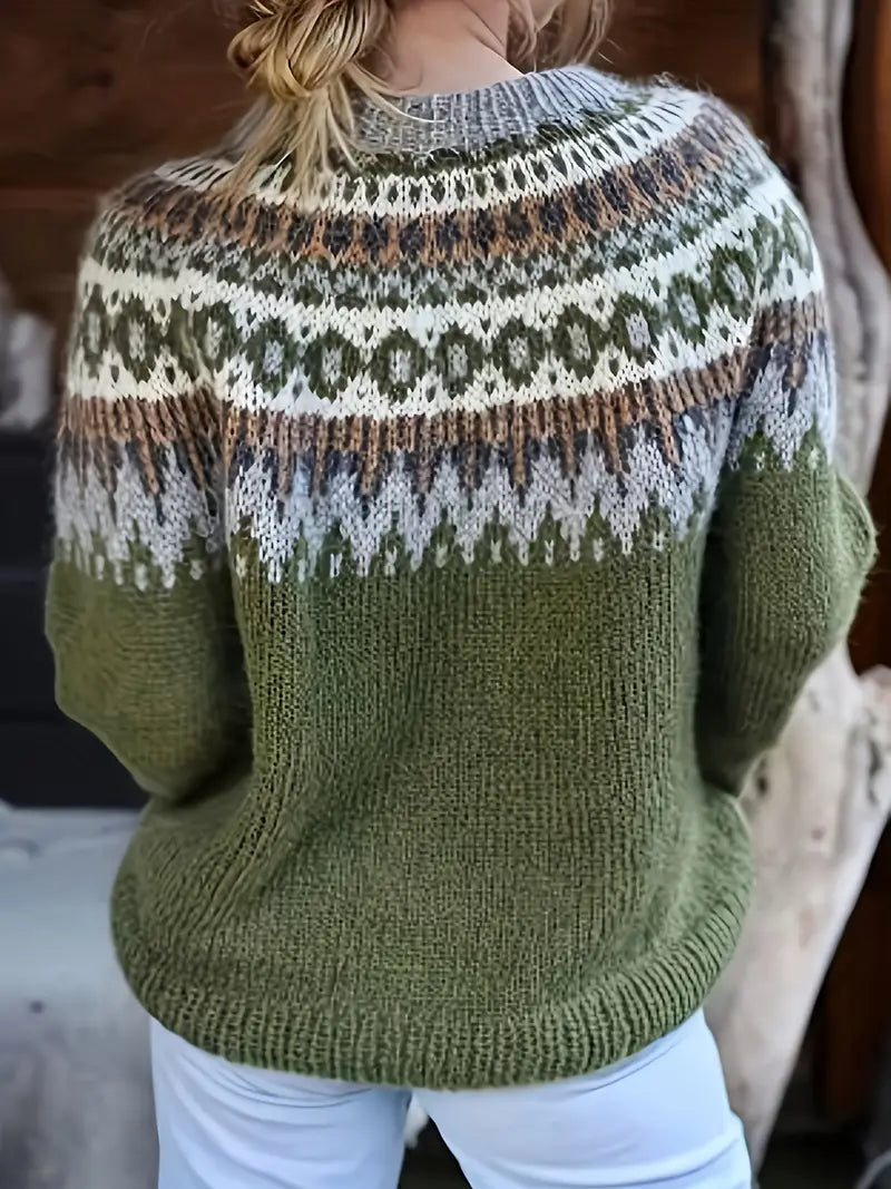 Tröja i vintagestil för mysiga dagar